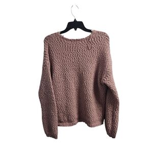 Yet Again Mauve Pink Soft Pullover Sweater Women's Large